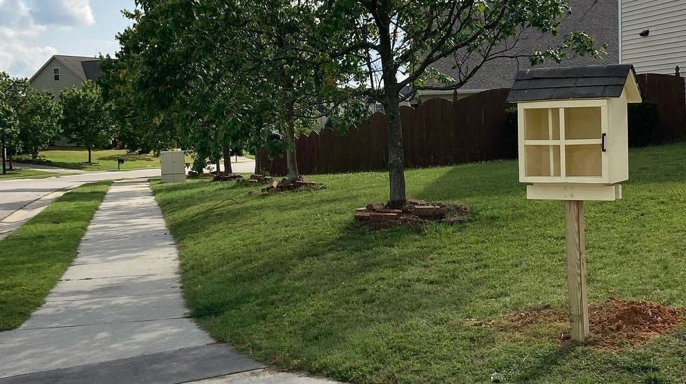We built a Little Free Library